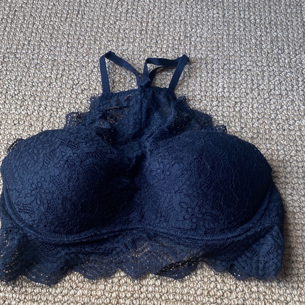 Pink Victorias Secret Elegant Lace Bralette